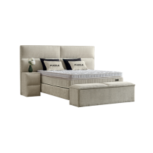 Тапицирана спалня с матрак PUZZLE 180 х 200 - крем 01 Тапицирана спалня с матрак PUZZLE 180 х 200 - крем 01