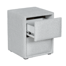 Нощно шкафче за спалня CANCUN - сребърен AN Нощно шкафче за спалня CANCUN - сребърен AN