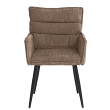 Трапезен стол с подлакътници IKSAN - кафяв R38