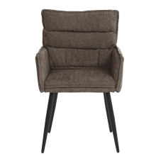 Трапезен стол с подлакътници IKSAN - тъмнокафяв R45 Трапезен стол с подлакътници IKSAN - тъмнокафяв R45