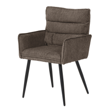 Трапезен стол с подлакътници IKSAN - тъмнокафяв R45 Трапезен стол с подлакътници IKSAN - тъмнокафяв R45