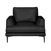 Кожен фотьойл GRASTEN LUX - черен