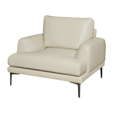 Кожен фотьойл GRASTEN LUX - бежов Кожен фотьойл GRASTEN LUX - бежов