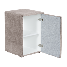 Нощно шкафче за спалня PUZZLE дясно - бежов 03