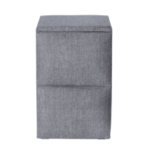 Нощно шкафче за спалня PUZZLE ляво - сив 16