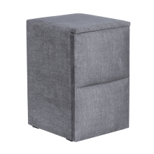 Нощно шкафче за спалня PUZZLE ляво - сив 16