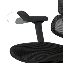 Ергономичен стол ERGOHUMAN ELITE 2 - черна рамка - черен Ергономичен стол ERGOHUMAN ELITE 2 - черна рамка - черен