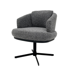 Трапезен стол RAPINA - черен 460