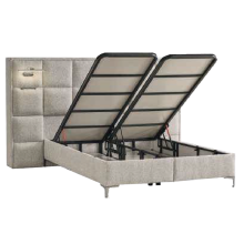 Тапицирана спалня с матрак I SLEEP 180 х 200 - шампанско 318