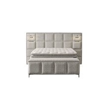 Тапицирана спалня с матрак I SLEEP 180 х 200 - шампанско 318