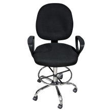 Работен офис стол Carmen 7551-2 - черен Работен офис стол Carmen 7551-2 - черен