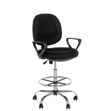 Работен офис стол Carmen 7551-2 - черен Работен офис стол Carmen 7551-2 - черен