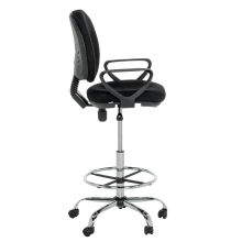 Работен офис стол Carmen 7551-2 - черен Работен офис стол Carmen 7551-2 - черен