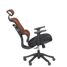 Ергономичен стол Carmen 7582 - оранжев-черен Ергономичен стол Carmen 7582 - оранжев-черен