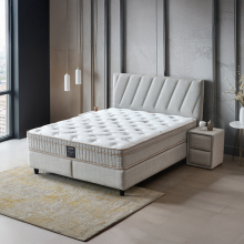 Тапицирана спалня с матрак SIESTA 160 x 200 - сив 02 Тапицирана спалня с матрак SIESTA 160 x 200 - сив 02