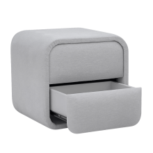 Нощно шкафче за спалня MYKONOS - сребърен AN Нощно шкафче за спалня MYKONOS - сребърен AN