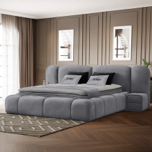 Тапицирана спалня с матрак BUMBY 180 x 200 - сив 13 Тапицирана спалня с матрак BUMBY 180 x 200 - сив 13