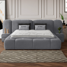 Тапицирана спалня с матрак BUMBY 180 x 200 - сив 13 Тапицирана спалня с матрак BUMBY 180 x 200 - сив 13