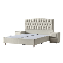 Тапицирана спалня с матрак MONZA 180 x 200 - крем B 01 Тапицирана спалня с матрак MONZA 180 x 200 - крем B 01