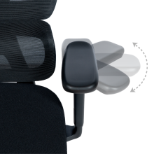 Ергономичен стол Carmen 7591 - черен