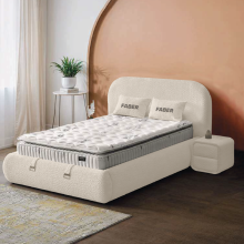 Тапицирана спалня с матрак FABER 120 х 200 - лате 06