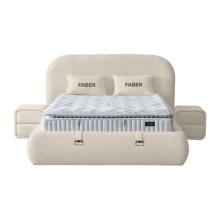 Тапицирана спалня с матрак FABER 120 х 200 - лате 06