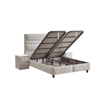 Тапицирана спалня с матрак ASTRA 180 x 200 - перла SY Тапицирана спалня с матрак ASTRA 180 x 200 - перла SY