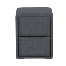 Нощно шкафче за спалня COTTON - графит 501