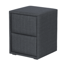 Нощно шкафче за спалня COTTON - графит 501