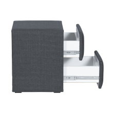 Нощно шкафче за спалня COTTON - графит 501