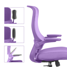 Ергономичен стол BAKU - лилав Ергономичен стол BAKU - лилав