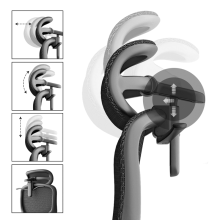 Ергономичен стол LERIK - черен Ергономичен стол LERIK - черен