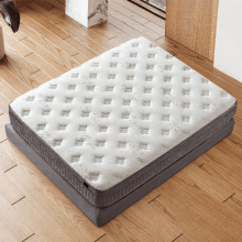 Тапицирана спалня с матрак HUGO 160 x 200 - сив 29