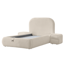 Тапицирано легло с матрак FABER 90 х 200 - лате 06 Тапицирано легло с матрак FABER 90 х 200 - лате 06