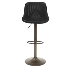 Бар стол PORUS - черно злато Бар стол PORUS - черно злато