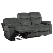Диван - тройка с електрически релакс механизъм SELENA LUX - тъмносив 457