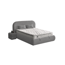 Тапицирана спалня с матрак FABER 160 х 200 - антрацит AN