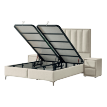 Тапицирана спалня с матрак MINI MOONLIGHT 140 х 200 - бежов 02