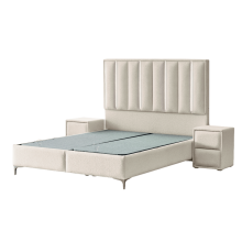 Тапицирана спалня с матрак MINI MOONLIGHT 140 х 200 - бежов 02