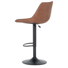 Бар стол GROVE - червен-кафяв