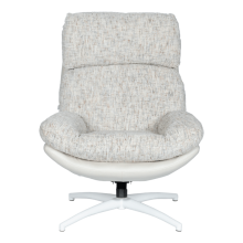 Кресло с табуретка VALONGO - крем