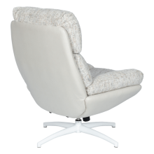 Кресло с табуретка VALONGO - крем