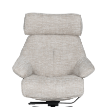 Кресло с табуретка OVAR - бежово