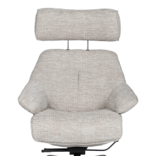 Кресло с табуретка OVAR - бежово