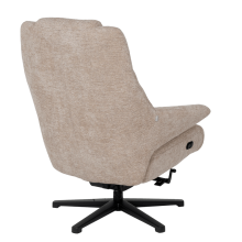 Електрическо масажно кресло с табуретка SINES - крем