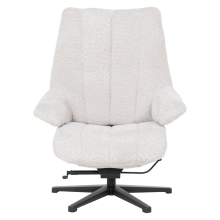 Кресло с табуретка ALFENA - крем