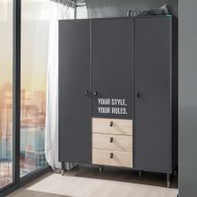 Трикрилен гардероб MOTTO