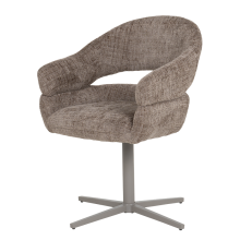 Трапезен стол VELASCO  - тъмнокафяв MC