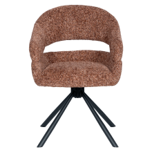 Трапезен стол SACABA - тъмнокафяв