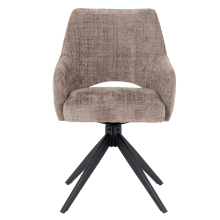 Трапезен стол HEREFORD - кафяв